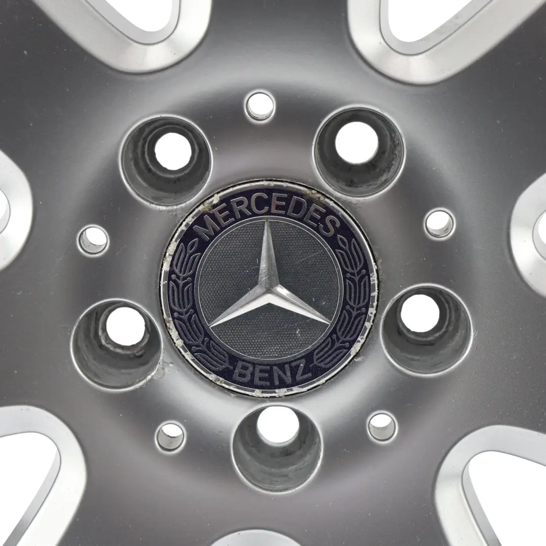 Mercedes W204 Silver Wheel Alloy Rim 16" 7J ET:43 7 Hole Disc - SKU A2044012602-3 - Part number A2044012602