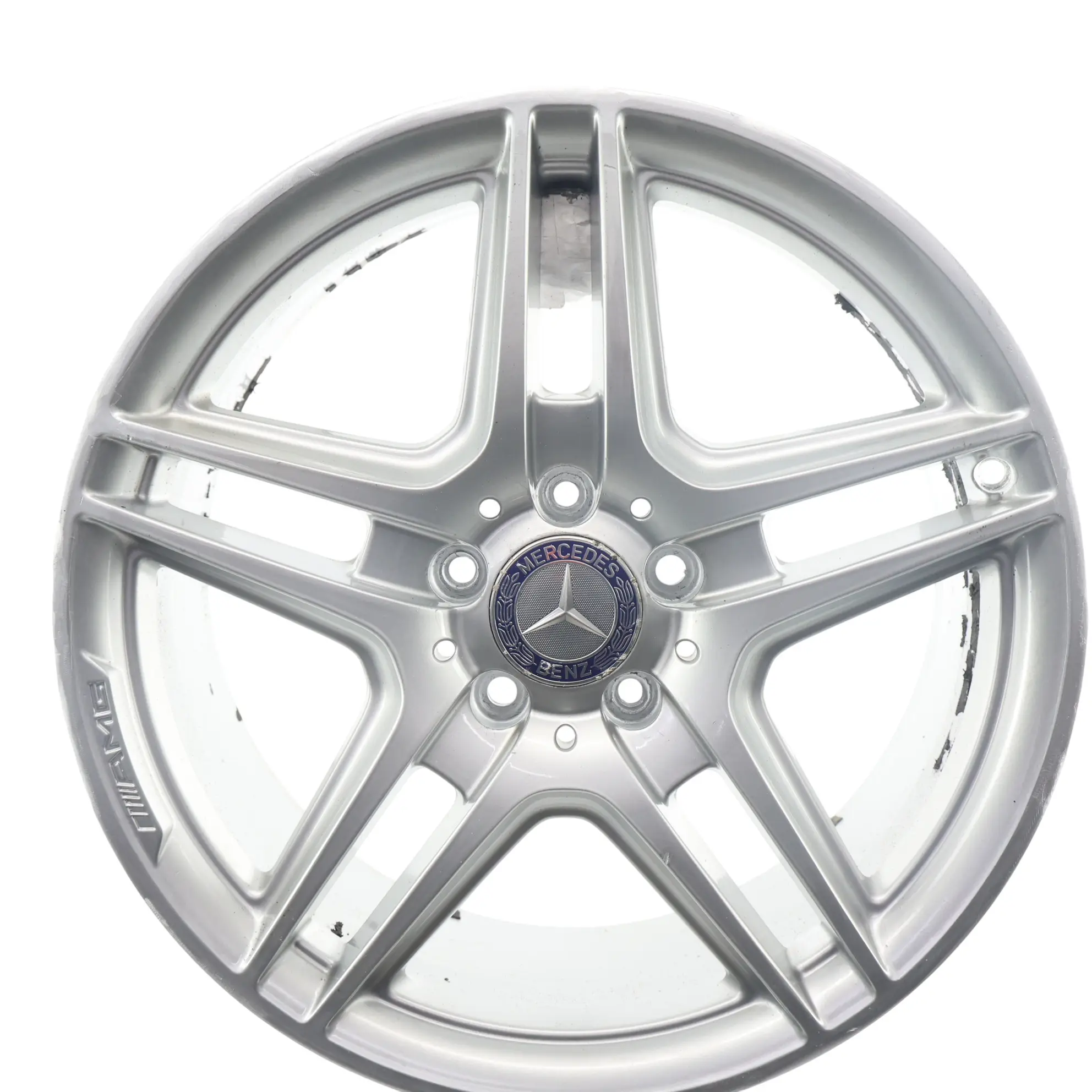 Mercedes W204 AMG Cerchio in lega anteriore argento 18" ET:50 8J A2044014102