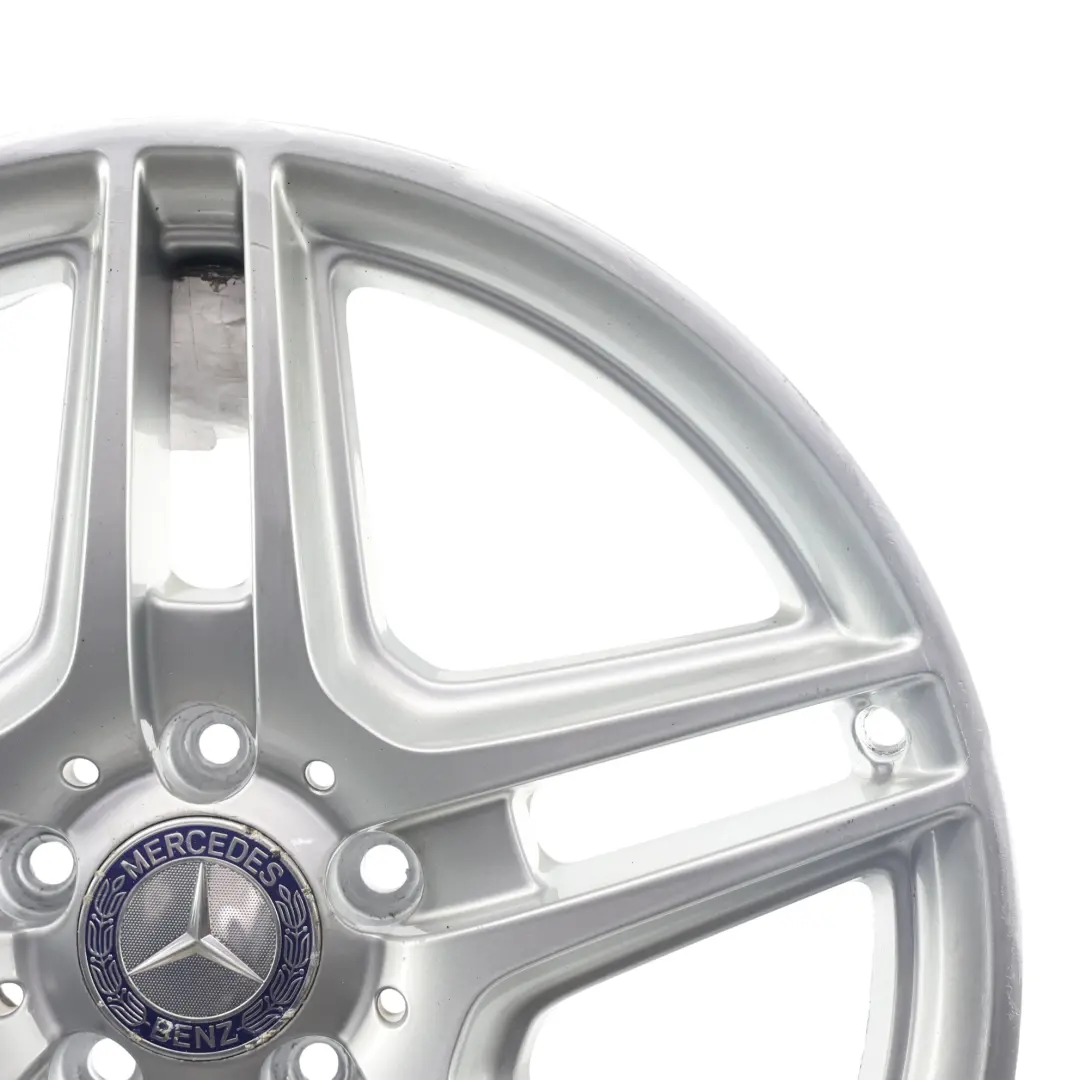 Mercedes W204 AMG Roue avant argentée Jante en alliage 18" ET:50 8J - SKU A2044014102-3 - Numéro de pièce A2044014102