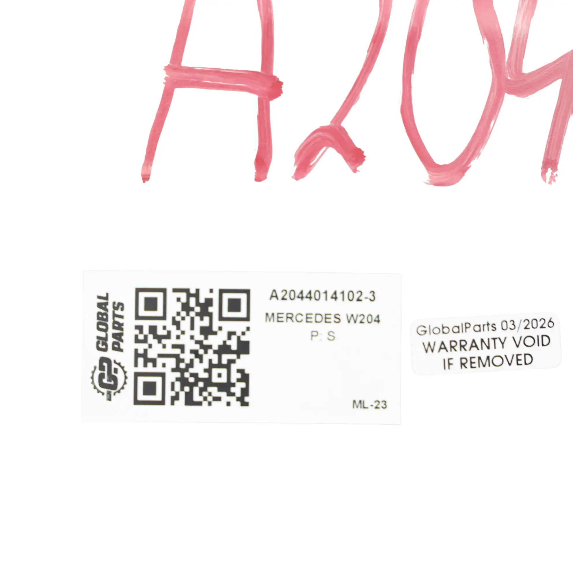 Mercedes W204 AMG Vorderseite Silber Felge 18" ET:50 8J A2044014102