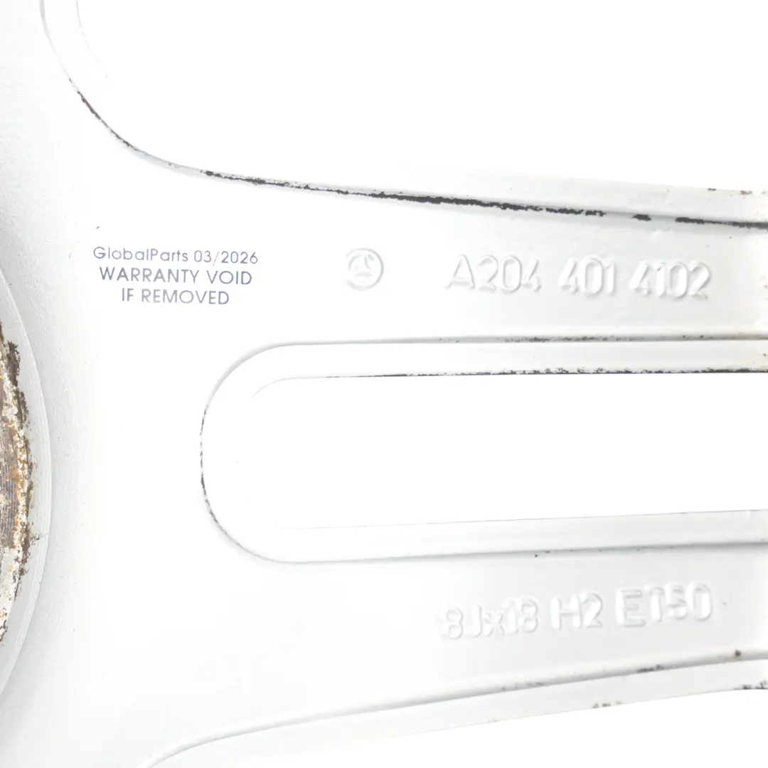 Mercedes W204 AMG Jante En Alliage Argent Avant 18" ET:50 8J - SKU A2044014102-4 - Numéro de pièce A2044014102