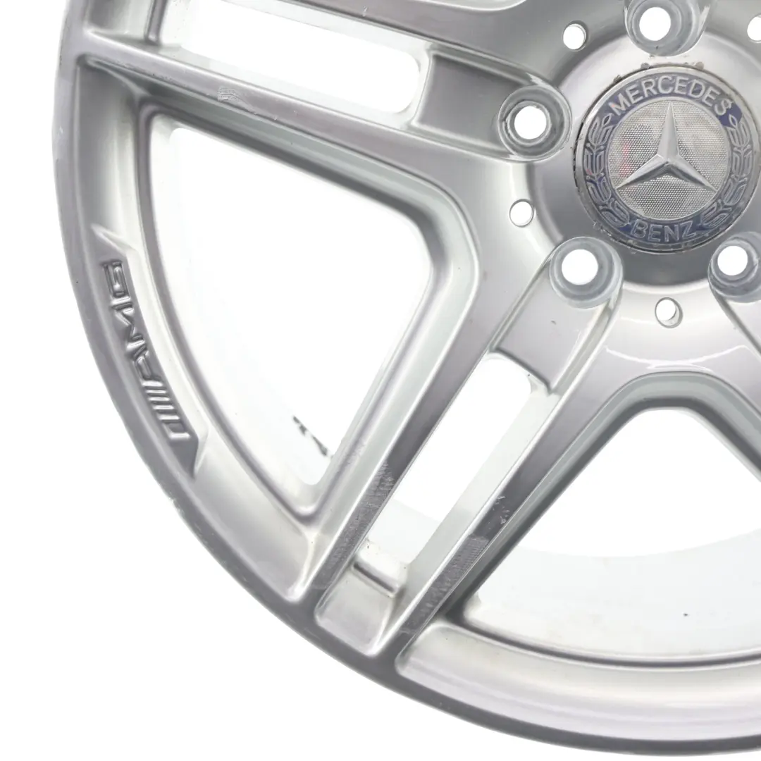 Front Wheel Rim Alloy Silver 18" ET:50 8J to Mercedes W204 AMG with Part number A2044014102 Mercedes W204 AMG Front Wheel Rim Alloy Silver 18" ET:50 8J - SKU A2044014102-4 - Part number A2044014102