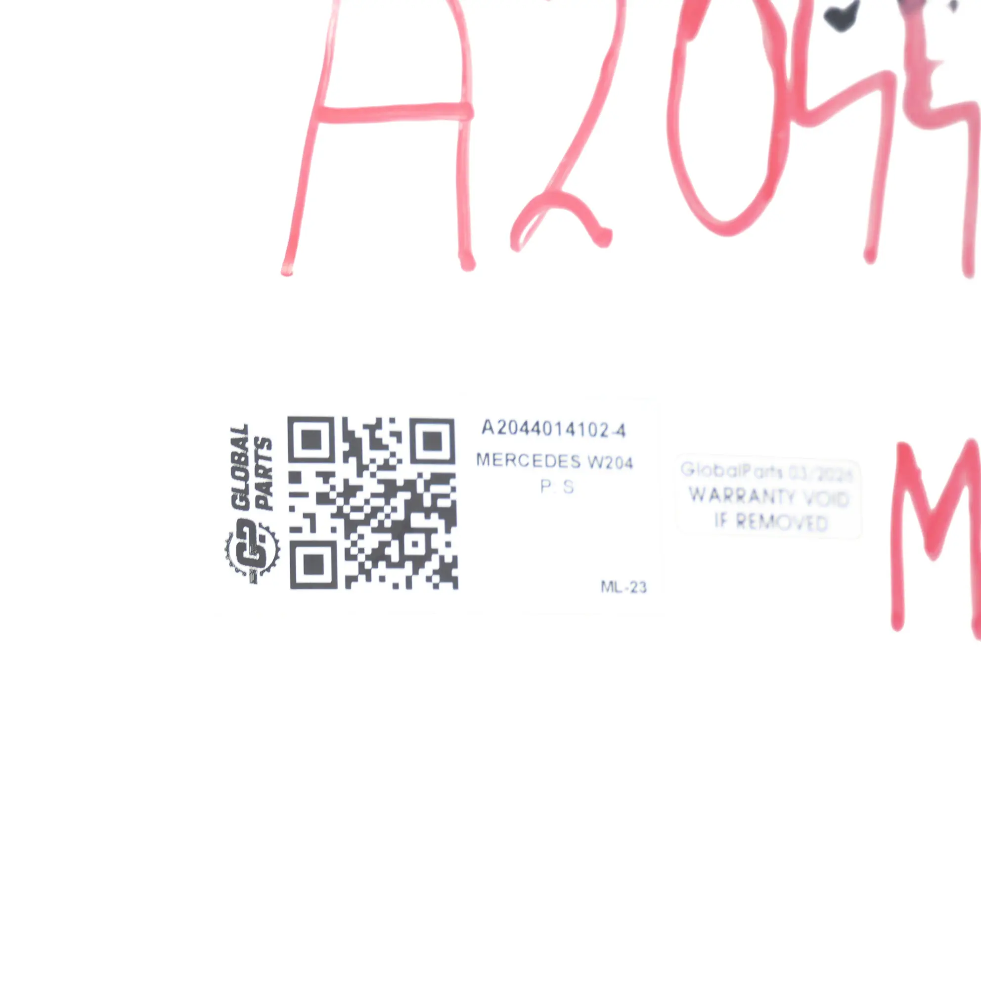 Mercedes W204 AMG Front Silber Felge 18" ET:50 8J A2044014102