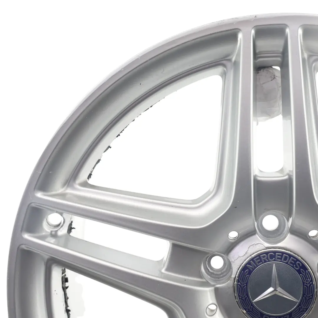 Mercedes W204 AMG Tylna Srebrna Felga Aluminiowa 18" 8,5J ET:54 - SKU A2044014202-1 - Numer Części A2044014202
