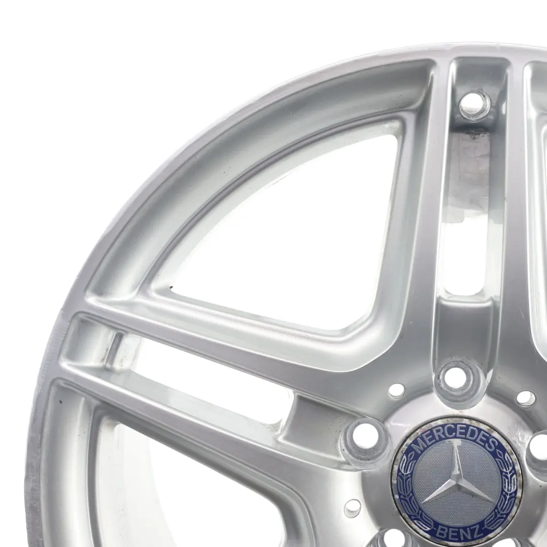Mercedes W204 AMG Rear Silver Alloy Wheel Rim 18" 8,5J ET:54 - SKU A2044014202-4 - Part number A2044014202