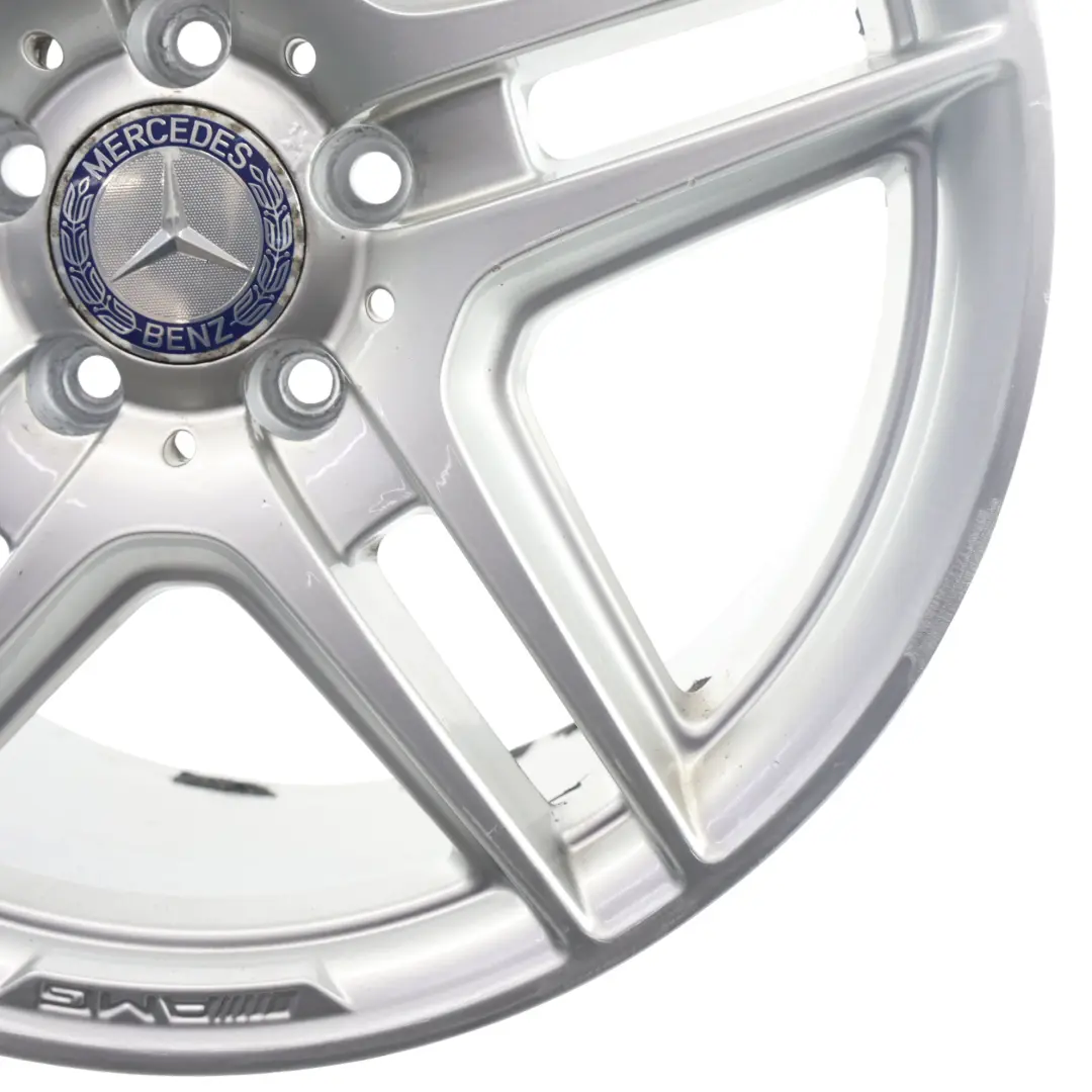 Llanta Aleación Plateada Trasera 18" 8,5J ET:54 para Mercedes W204 AMG con número de pieza A2044014202 Mercedes W204 AMG Llanta Aleación Plateada Trasera 18" 8,5J ET:54 - SKU A2044014202-4 - Número de pieza A2044014202