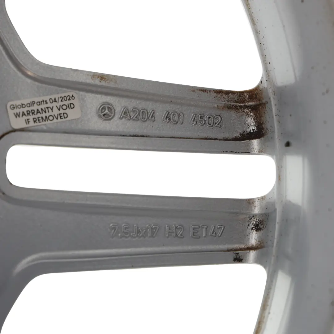 Mercedes W204 Felga Aluminiowa AMG 17" - SKU A2044014502-2 - Numer Części A2044014502