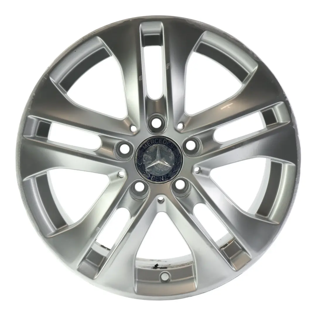 Mercedes W204 Alloy Wheel Rim 16" ET:43 7J 5 Double Spoke - SKU A2044017202-1 - Part number A2044017202