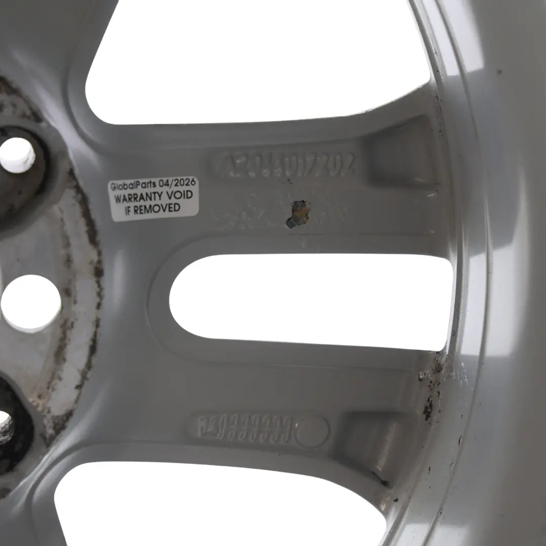  Llanta de aleación Mercedes W204 16" ET:43 7J 5 Radios dobles - SKU A2044017202-1 - Número de pieza A2044017202