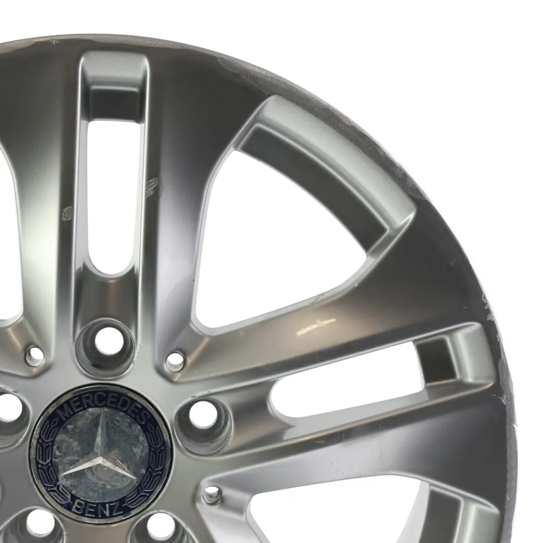 Alloy Wheel Rim 16" ET:43 7J 5 Double Spoke to Mercedes W204 with Part number A2044017202 Mercedes W204 Alloy Wheel Rim 16" ET:43 7J 5 Double Spoke - SKU A2044017202-1 - Part number A2044017202