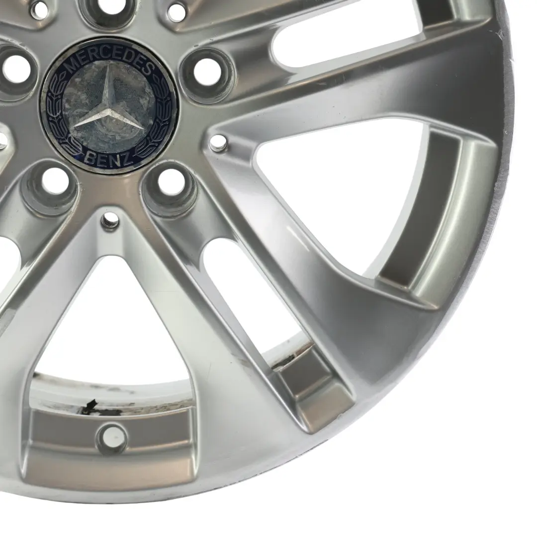 Mercedes W204 Alloy Wheel Rim 16" ET:43 7J 5 Double Spoke - SKU A2044017202-1 - Part number A2044017202