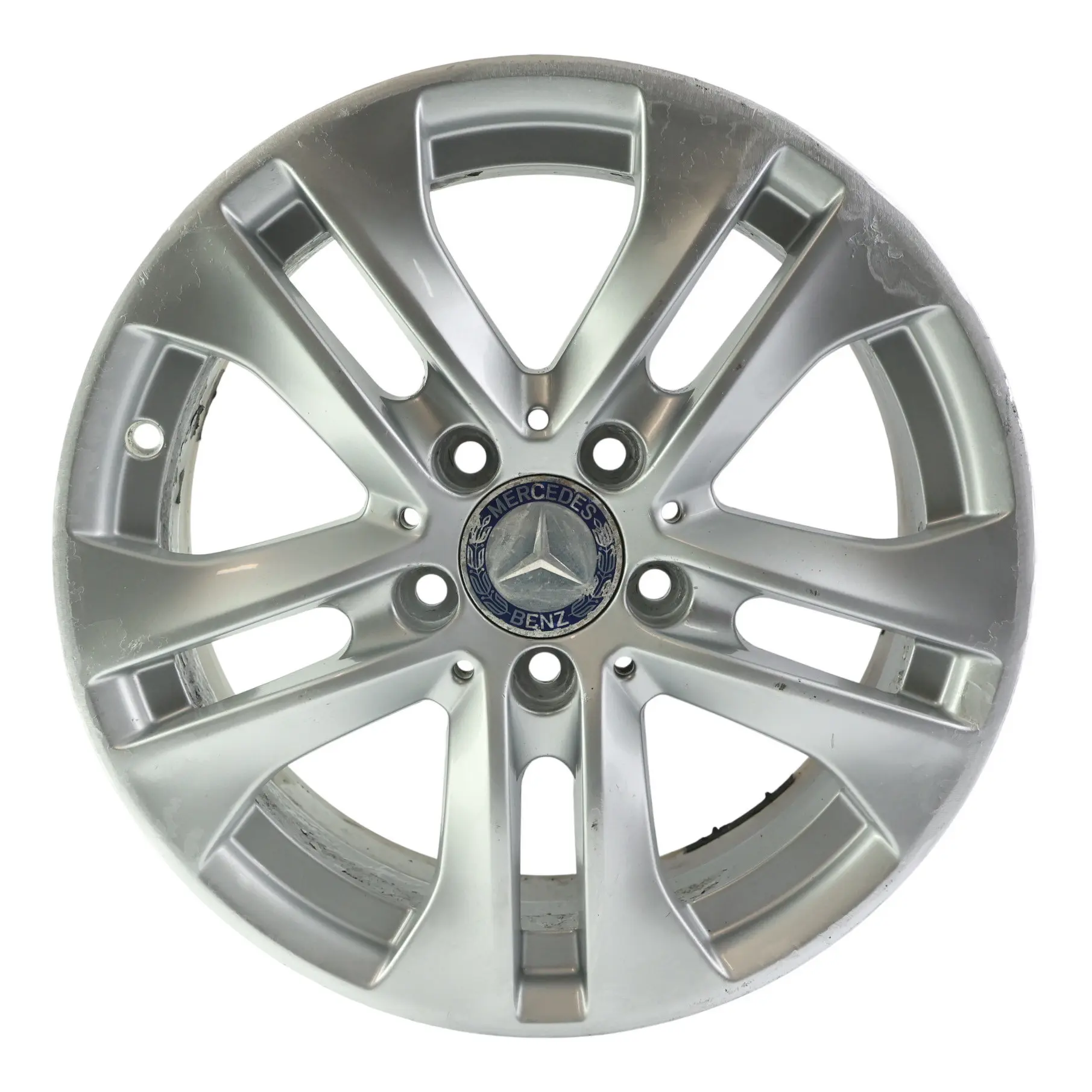 Mercedes W204 Alloy Wheel Rim 16" ET:43 7J 5 Double Spoke A2044017202
