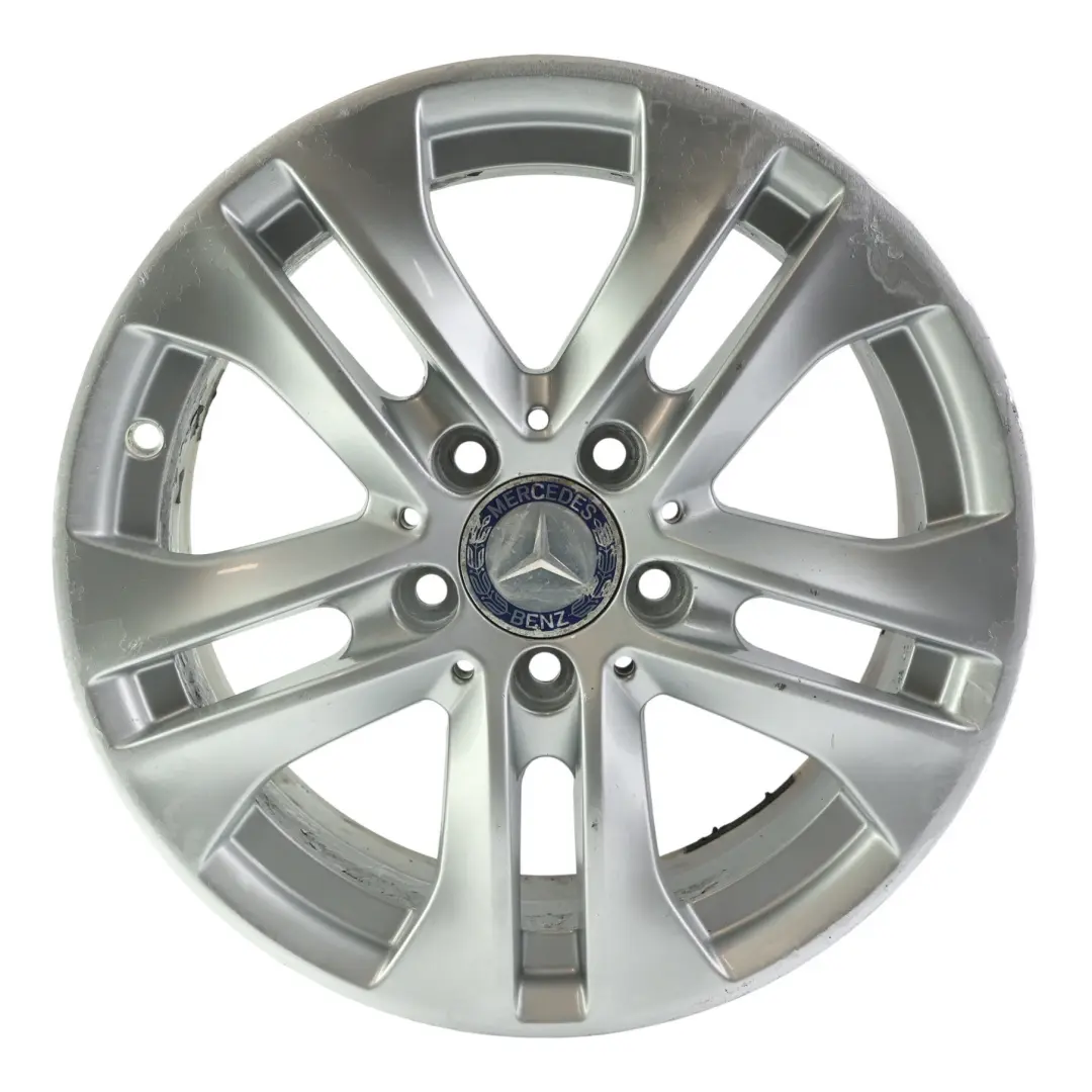  Llanta de aleación Mercedes W204 16" ET:43 7J 5 Radios dobles - SKU A2044017202-2 - Número de pieza A2044017202