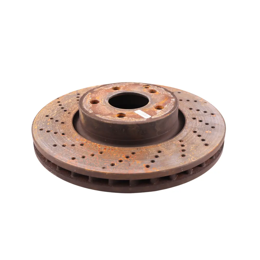 Mercedes W204 C207 W212 Front Brake Discs Drilled Left Right N/O/S - SKU A2044211012 - Part number A2044211012