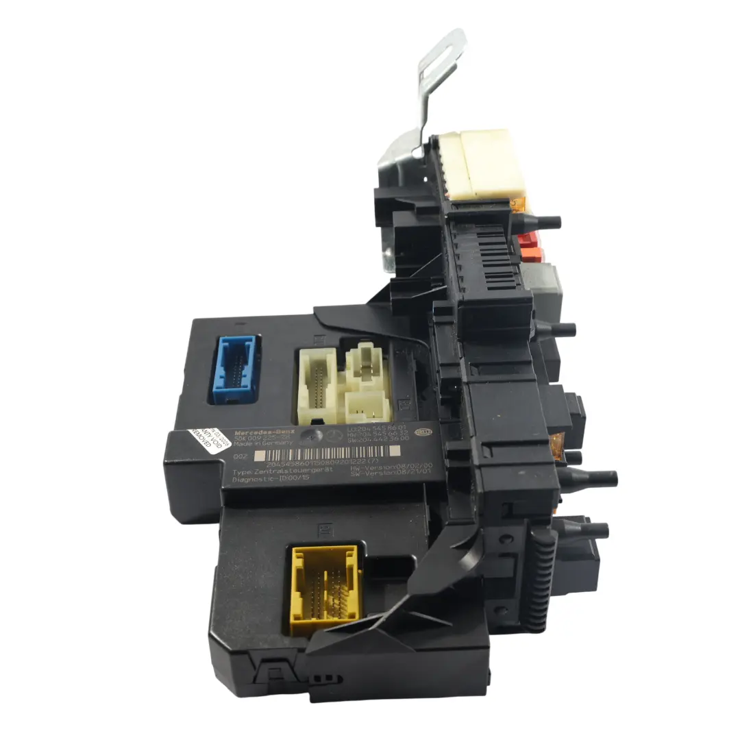Mercedes W204 Fuse Box Rear Relay Control Unit Module SAM - SKU A2045458601-1 - Part number A2045458601