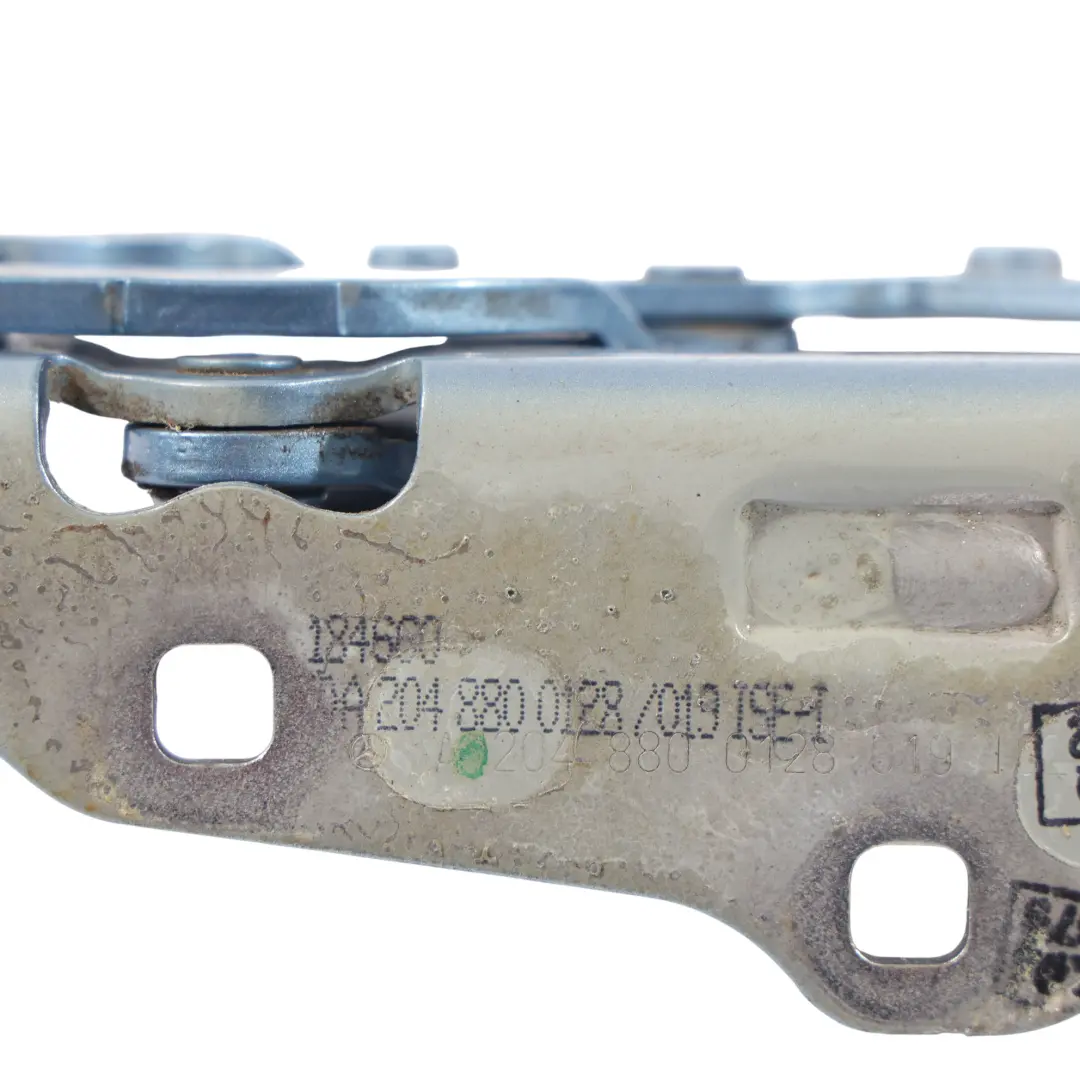 Bisagra Capó Izquierda Azul Indigolite 230 para Mercedes W204 con número de pieza A2048800128 Mercedes W204 Bisagra Capó Izquierda Azul Indigolite 230 - SKU A2048800128-INB1 - Número de pieza A2048800128