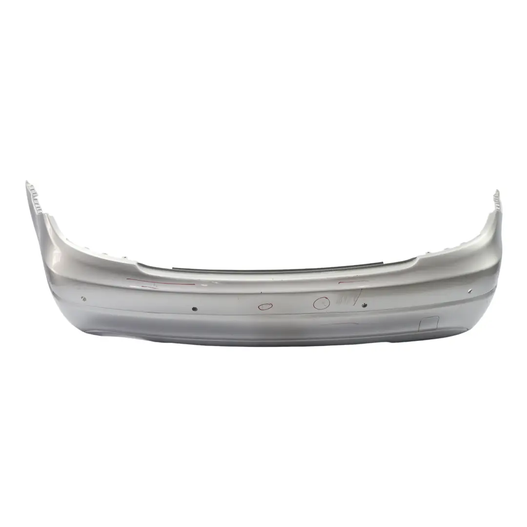 Bumper Trim Panel Iridium Silver Metallic - 775 to Mercedes W204 Rear with Part number A2048805940 Mercedes W204 Rear Bumper Trim Panel Iridium Silver Metallic - 775 - SKU A2048805940-IRS - Part number A2048805940