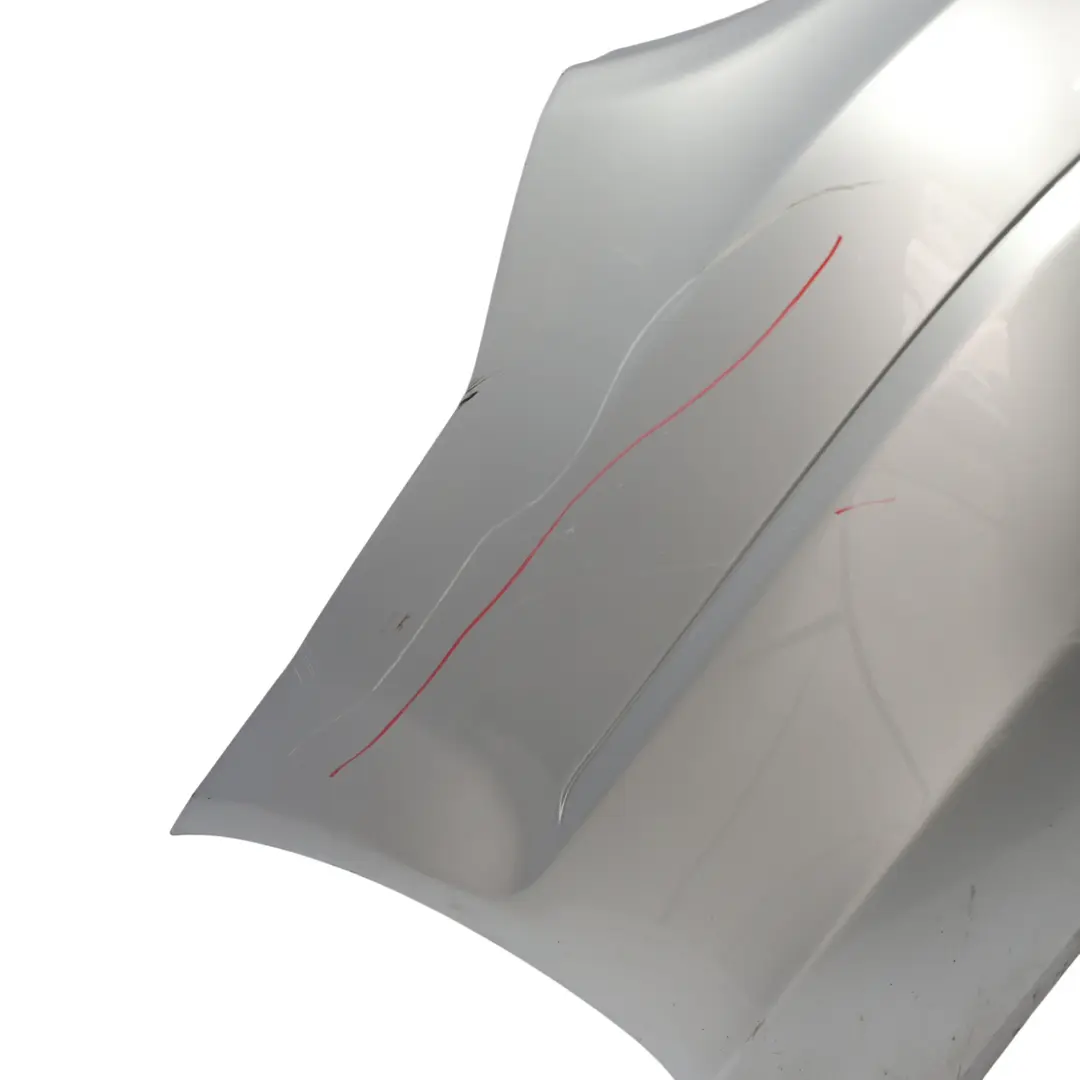 Mercedes W204 Rear Bumper Trim Panel Iridium Silver Metallic - 775 - SKU A2048805940-IRS - Part number A2048805940