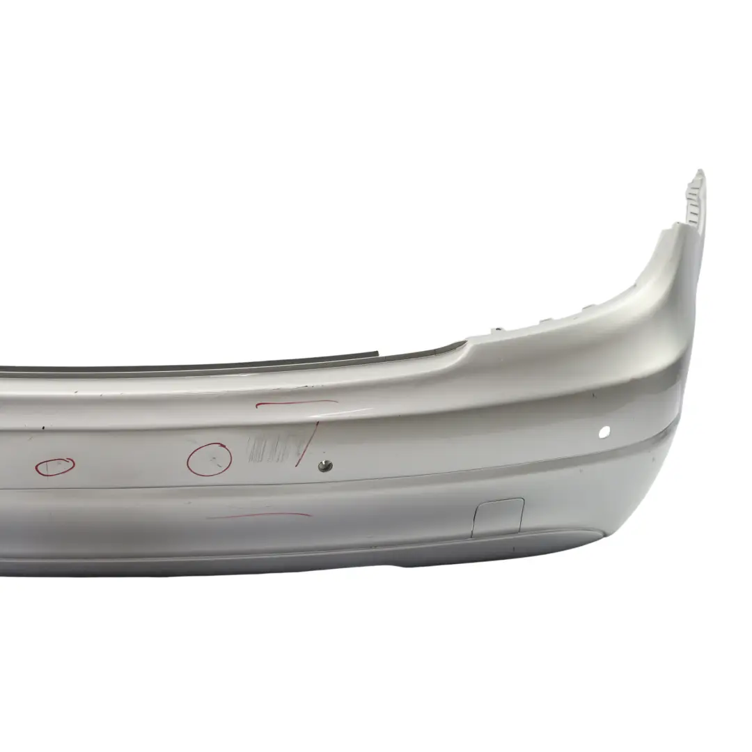 Bumper Trim Panel Iridium Silver Metallic - 775 to Mercedes W204 Rear with Part number A2048805940 Mercedes W204 Rear Bumper Trim Panel Iridium Silver Metallic - 775 - SKU A2048805940-IRS - Part number A2048805940