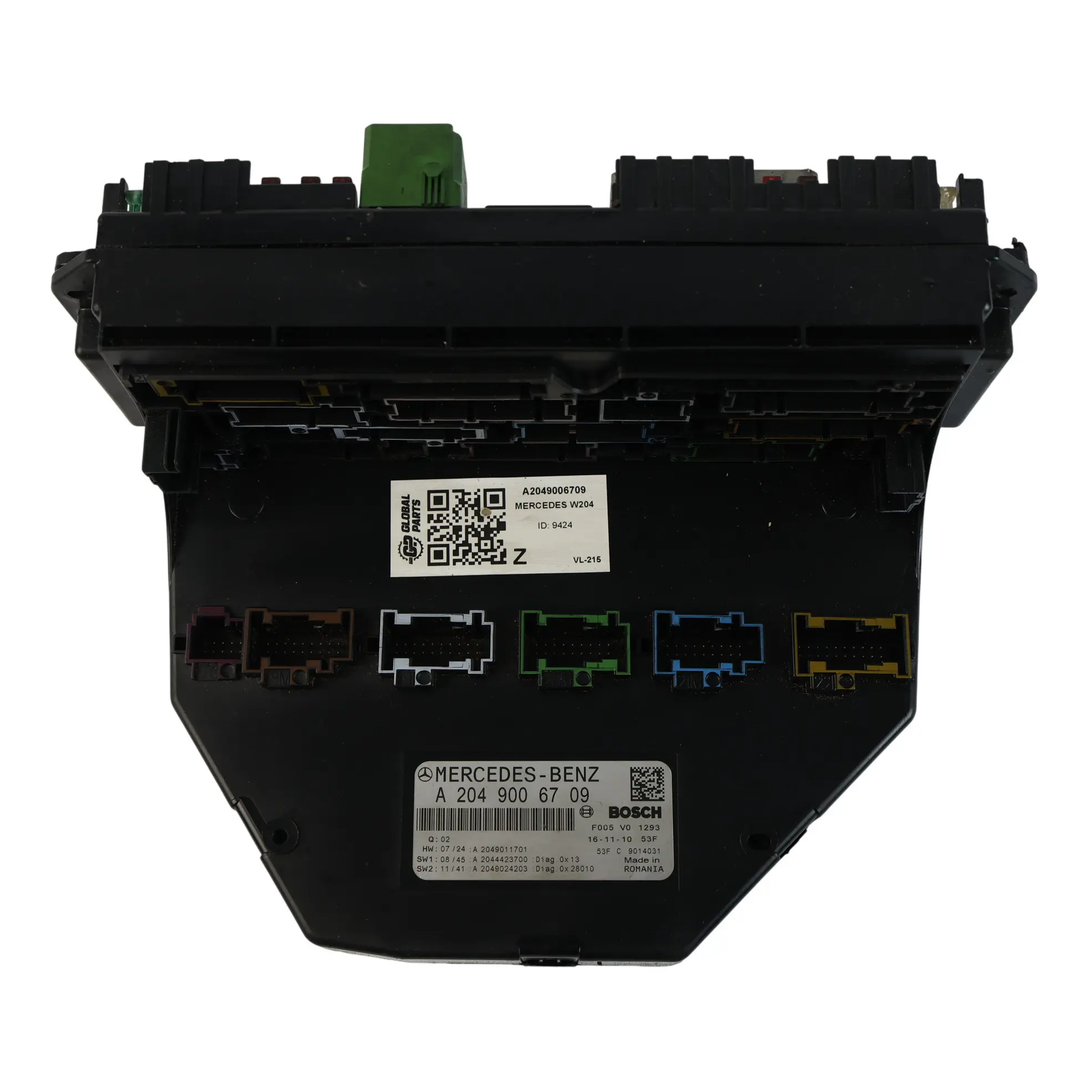 Mercedes W204 Sicherungskasten Relais Steuergerät Elektrik Modul SAM A2049006709