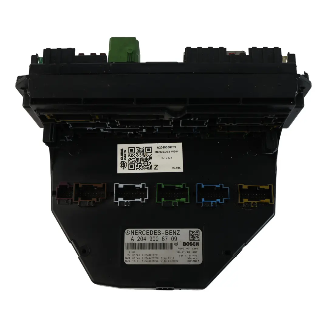 Mercedes W204 Skrzynka Bezpieczników Moduł Sterownik SAM - SKU A2049006709 - Numer Części A2049006709
