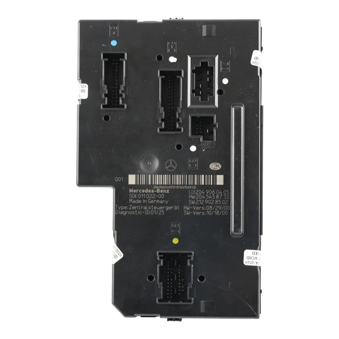 Front Fuse Relay Control Module Unit to Mercedes W204 with Part number A2049060405 Mercedes W204 Front Fuse Relay Control Module Unit - SKU A2049060405-1 - Part number A2049060405
