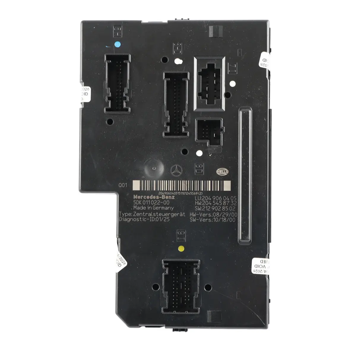Mercedes W204 Front Fuse Relay Control Module Unit A2049060405