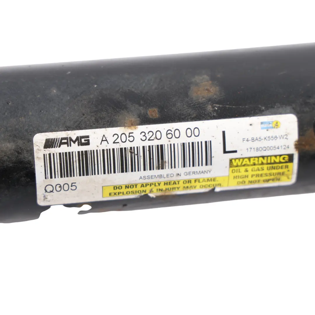 4Matic AMG Rear Spring Strut Shock Absorber Left N/S A2053207403 to Mercedes W205 with Part number A2053206000 Mercedes W205 4Matic AMG Rear Spring Strut Shock Absorber Left N/S A2053207403 - SKU A2053206000 - Part number A2053206000