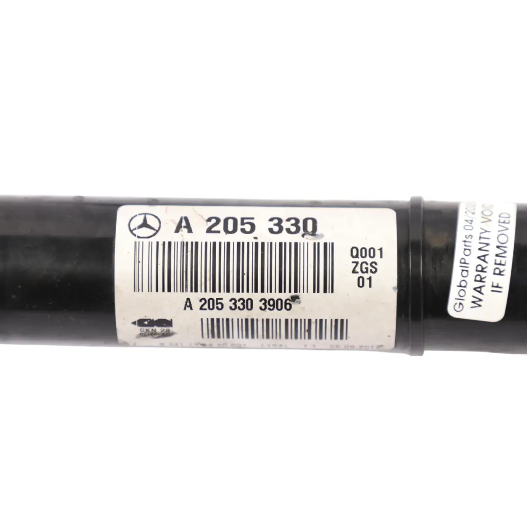 Mercedes W205 Drive Shaft Front Left N/S Axle Shaft 4MATIC - SKU A2053303906 - Part number A2053303906