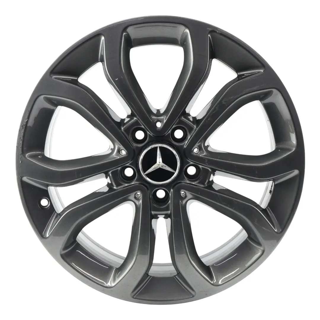 Felge Alu 5-Doppel-Speiche 17" 7J ET:48,5 für Mercedes W205 mit Teilenummer A2054010200 Mercedes W205 Felge Alu 5-Doppel-Speiche 17" 7J ET:48,5 - SKU A2054010200-5 - Teilenummer A2054010200