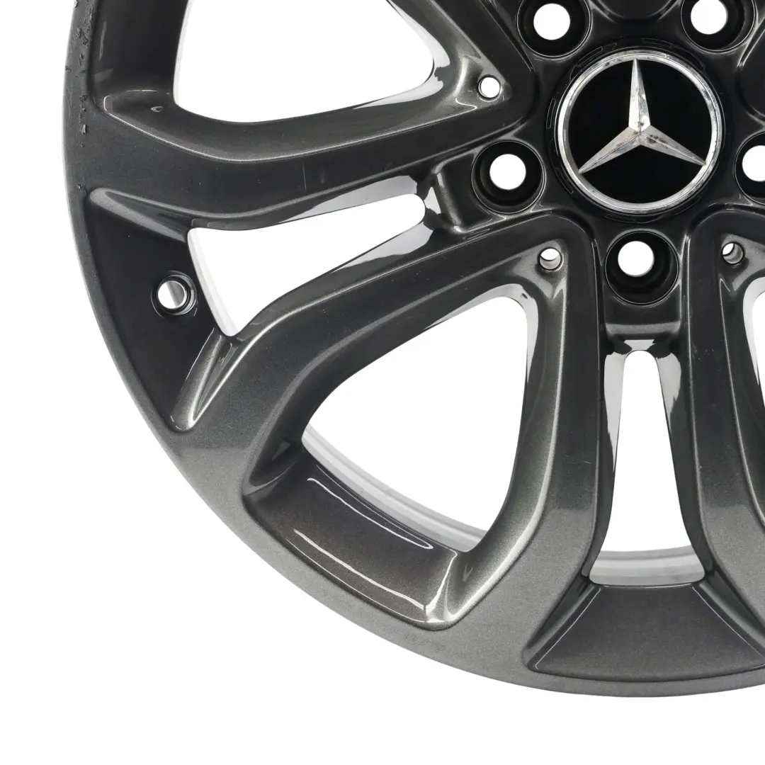 Mercedes W205 Wheel Rim Alloy 5-Double-Spoke 17" 7J ET48,5 - SKU A2054010200-5 - Part number A2054010200