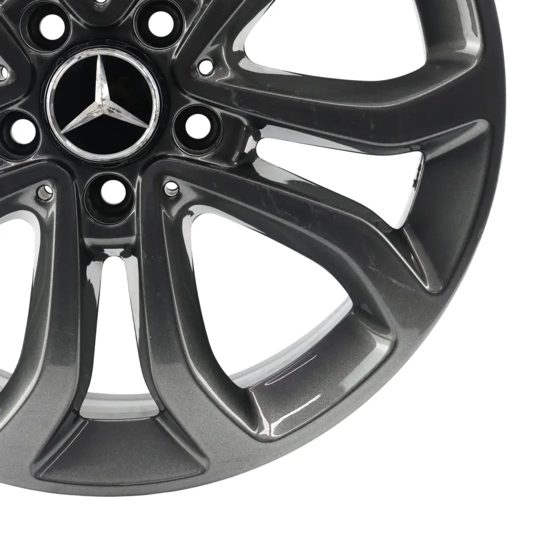 Mercedes W205 Wheel Rim Alloy 5-Double-Spoke 17" 7J ET48,5 - SKU A2054010200-5 - Part number A2054010200