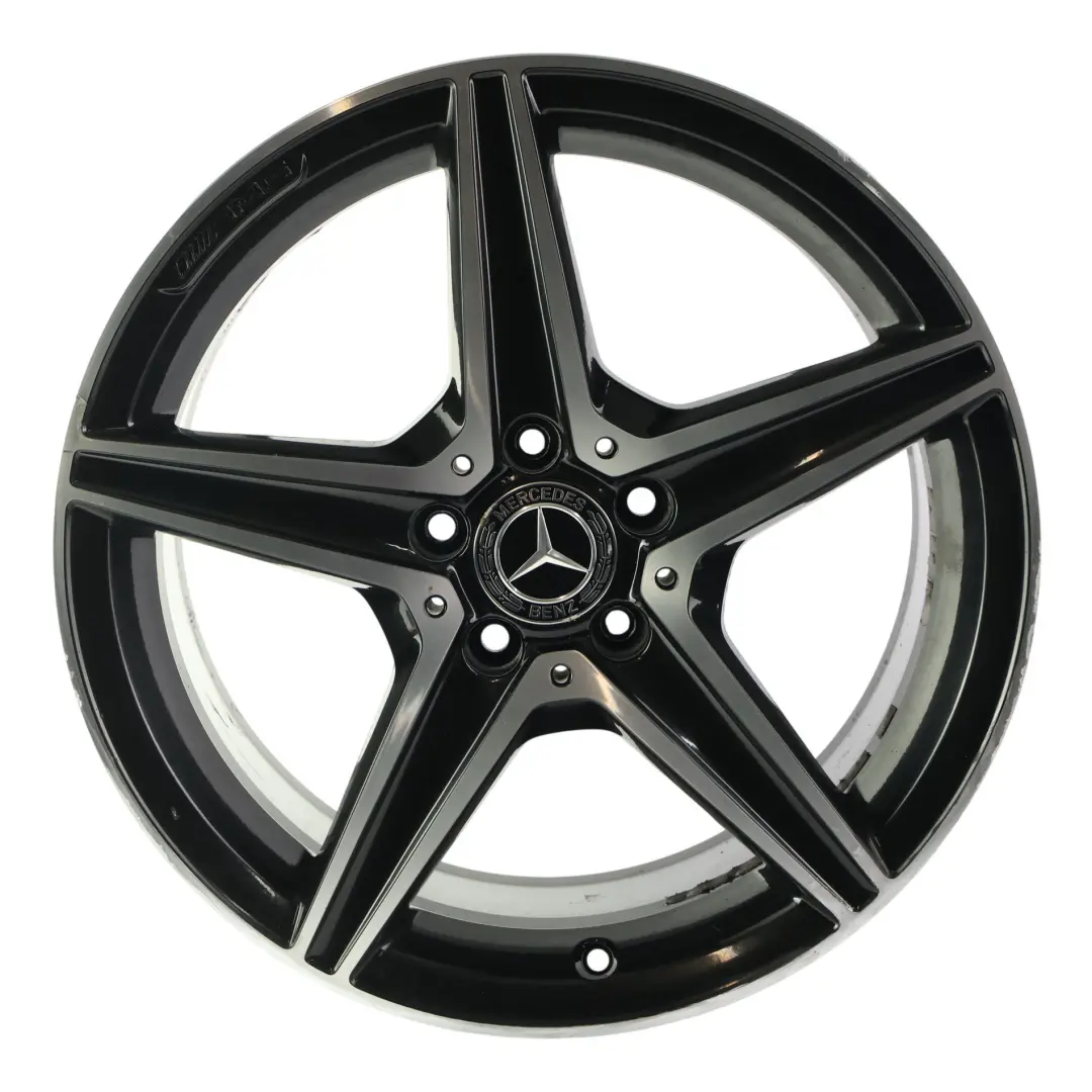 Rim Alloy 18" 8,5J ET:49 Star Spoke A2054012200 to Mercedes W205 Rear Wheel with Part number A2054017200 Mercedes W205 Rear Wheel Rim Alloy 18" 8,5J ET:49 Star Spoke A2054012200 - SKU A2054017200-1 - Part number A2054017200