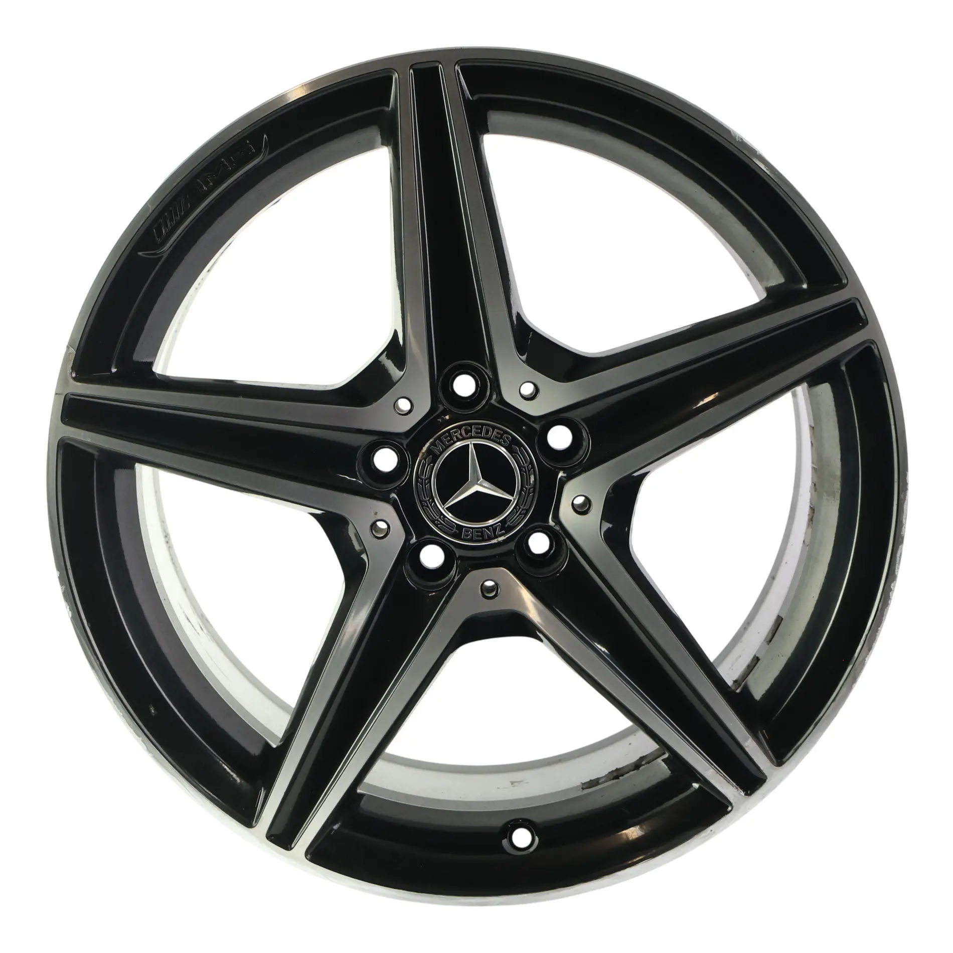 Mercedes W205 Rear Wheel Rim Alloy 18" 8,5J ET:49 Star Spoke A2054012200