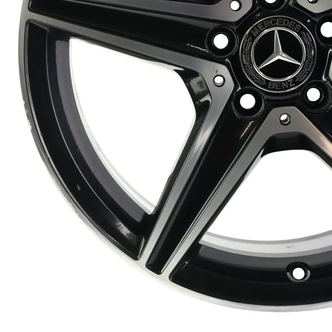 Rim Alloy 18" 8,5J ET:49 Star Spoke A2054012200 to Mercedes W205 Rear Wheel with Part number A2054017200 Mercedes W205 Rear Wheel Rim Alloy 18" 8,5J ET:49 Star Spoke A2054012200 - SKU A2054017200-1 - Part number A2054017200