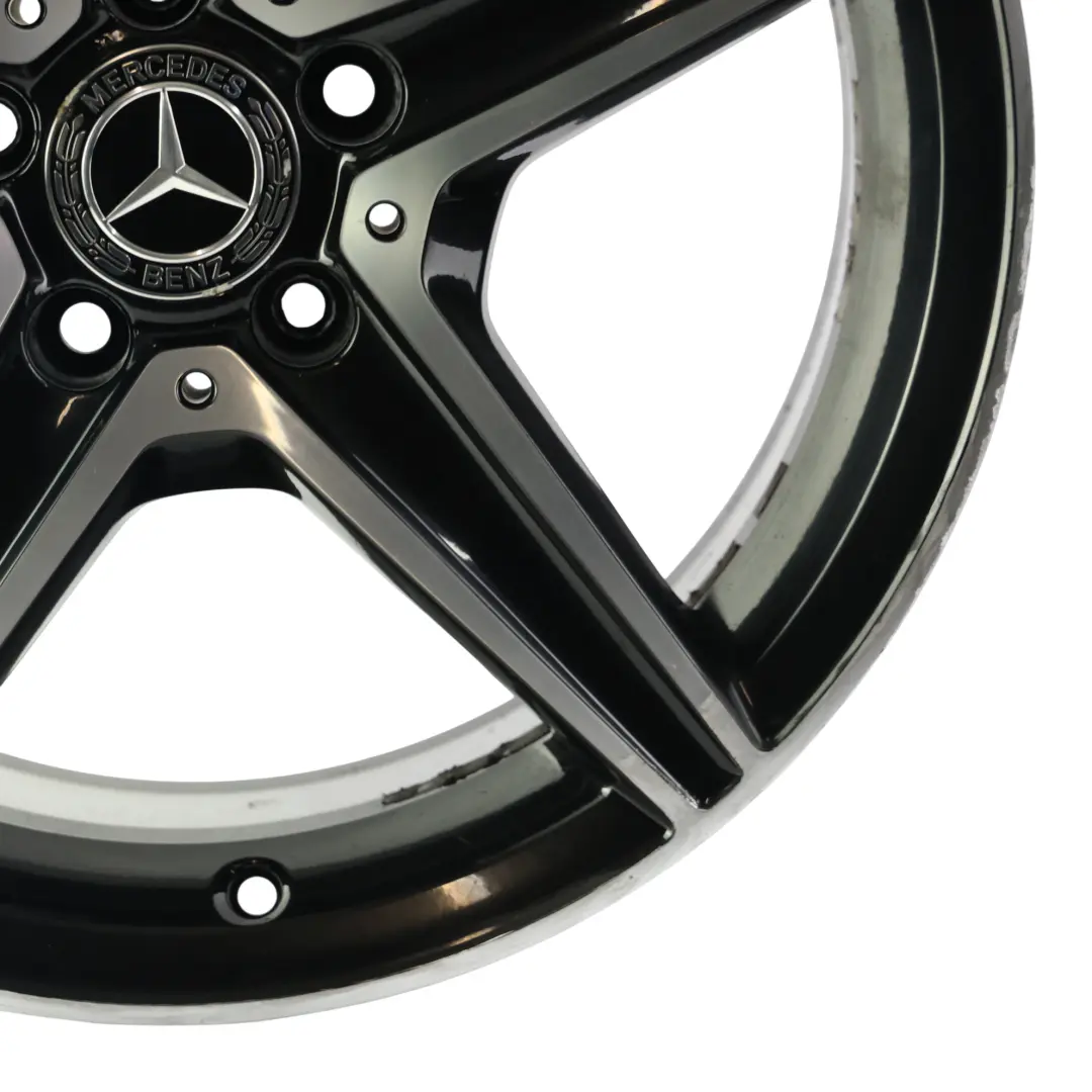 Rim Alloy 18" 8,5J ET:49 Star Spoke A2054012200 to Mercedes W205 Rear Wheel with Part number A2054017200 Mercedes W205 Rear Wheel Rim Alloy 18" 8,5J ET:49 Star Spoke A2054012200 - SKU A2054017200-1 - Part number A2054017200