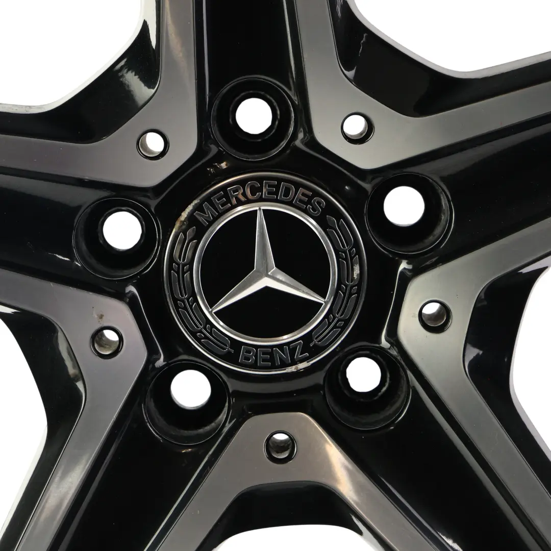 Rim Alloy 18" 8,5J ET:49 Star Spoke A2054012200 to Mercedes W205 Rear Wheel with Part number A2054017200 Mercedes W205 Rear Wheel Rim Alloy 18" 8,5J ET:49 Star Spoke A2054012200 - SKU A2054017200-1 - Part number A2054017200