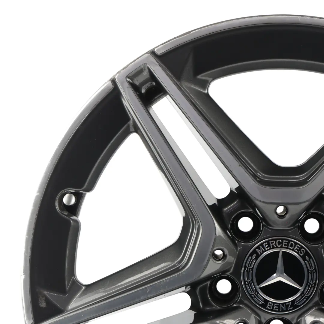 Alloy Wheel Rim AMG 18" ET:44 7.5J 5 Double Spoke to Mercedes W205 with Part number A2054019500 Mercedes W205 Alloy Wheel Rim AMG 18" ET:44 7.5J 5 Double Spoke - SKU A2054019500-4 - Part number A2054019500