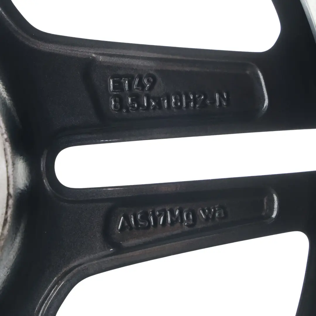 Mercedes W205 Tylna Felga Aluminiowa AMG 18" ET:49 8,5J 5 - SKU A2054019600-2 - Numer Części A2054019600