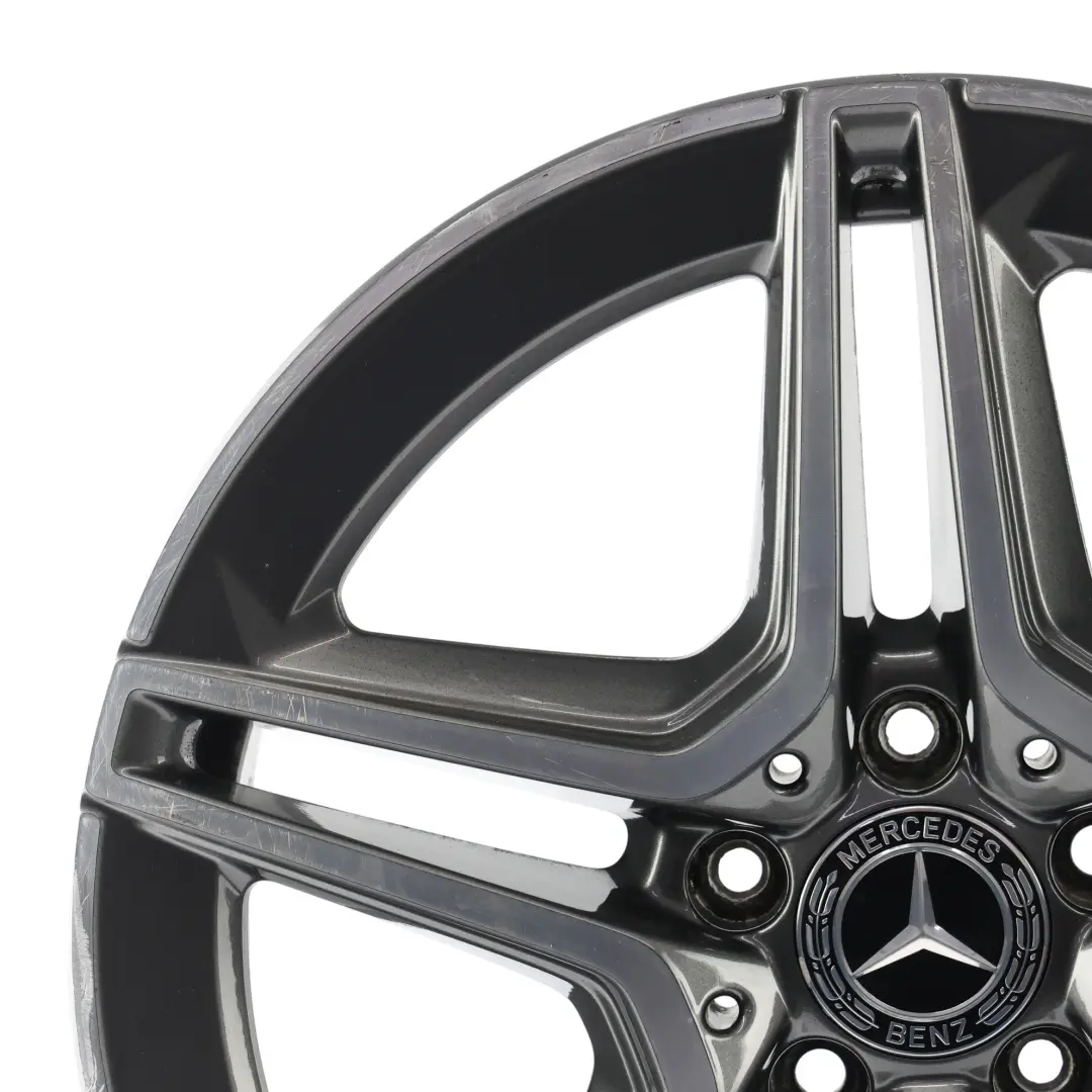 Alloy Wheel Rim AMG 18" ET:49 8,5J 5 Double Spoke to Mercedes W205 Rear with Part number A2054019600 Mercedes W205 Rear Alloy Wheel Rim AMG 18" ET:49 8,5J 5 Double Spoke - SKU A2054019600-2 - Part number A2054019600