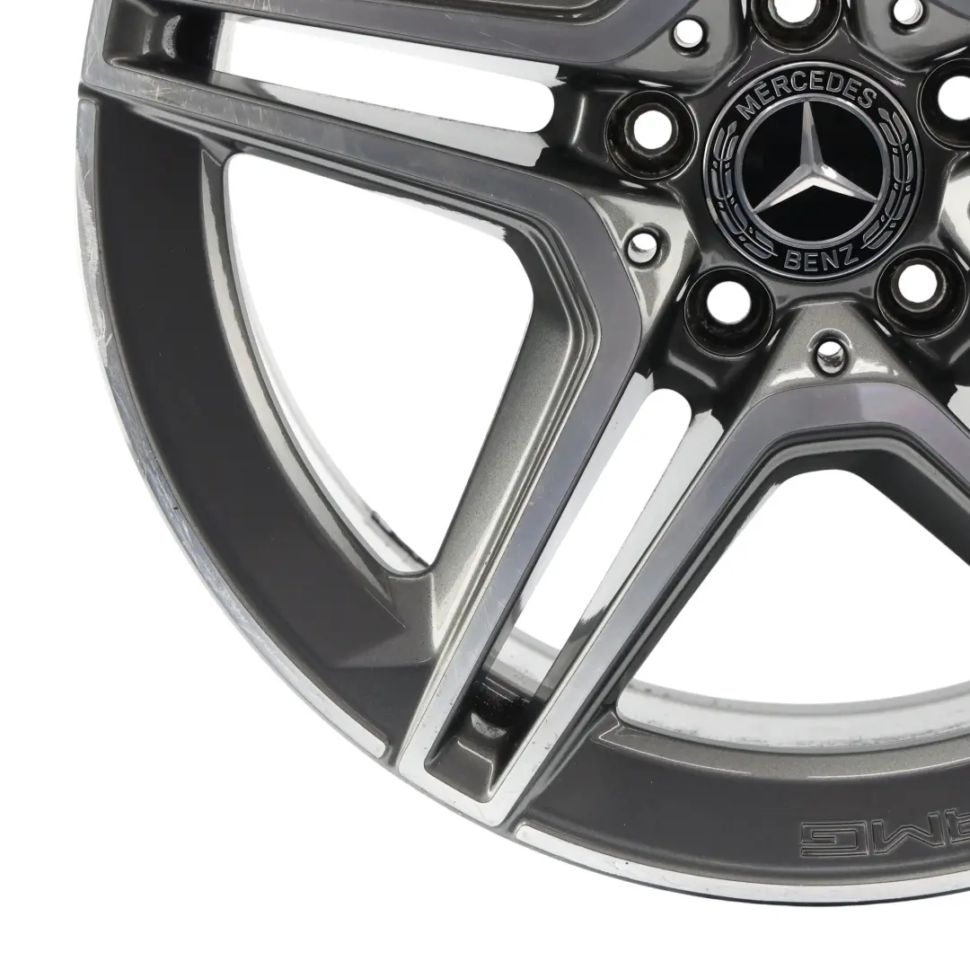 cerchio posteriore lega AMG 18" ET:49 8,5J per Mercedes W205 con numero di parte A2054019600 Mercedes W205 cerchio posteriore lega AMG 18" ET:49 8,5J - SKU A2054019600-2 - Numero di parte A2054019600