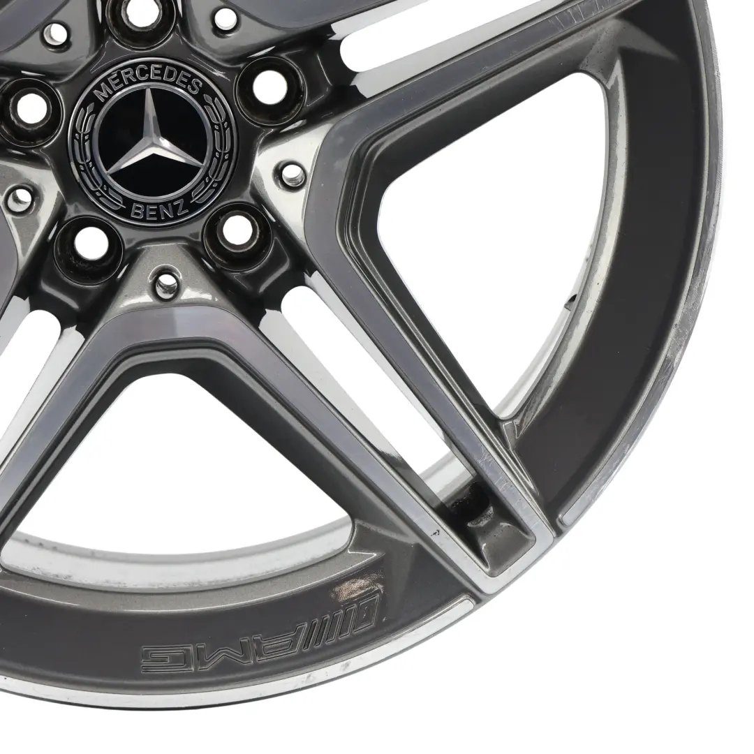 Mercedes W205 Tylna Felga Aluminiowa AMG 18" ET:49 8,5J 5 - SKU A2054019600-2 - Numer Części A2054019600