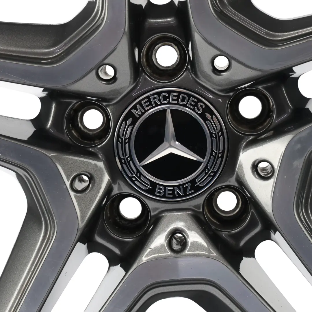 Mercedes W205 Rear Alloy Wheel Rim AMG 18" ET:49 8,5J 5 Double Spoke - SKU A2054019600-2 - Part number A2054019600
