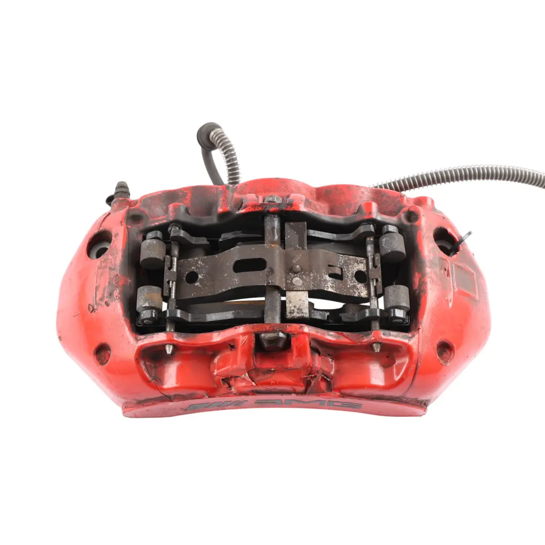 Mercedes W205 AMG Brake Caliper Front Left N/S Brembo Red - SKU A2054216998 - Part number A2054216998