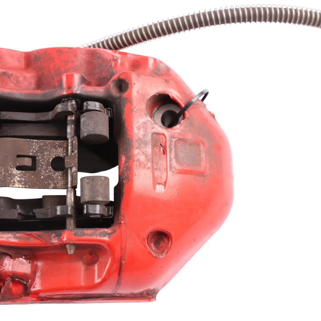 Brake Caliper Front Left N/S Brembo Red to Mercedes W205 AMG with Part number A2054216998 Mercedes W205 AMG Brake Caliper Front Left N/S Brembo Red - SKU A2054216998 - Part number A2054216998
