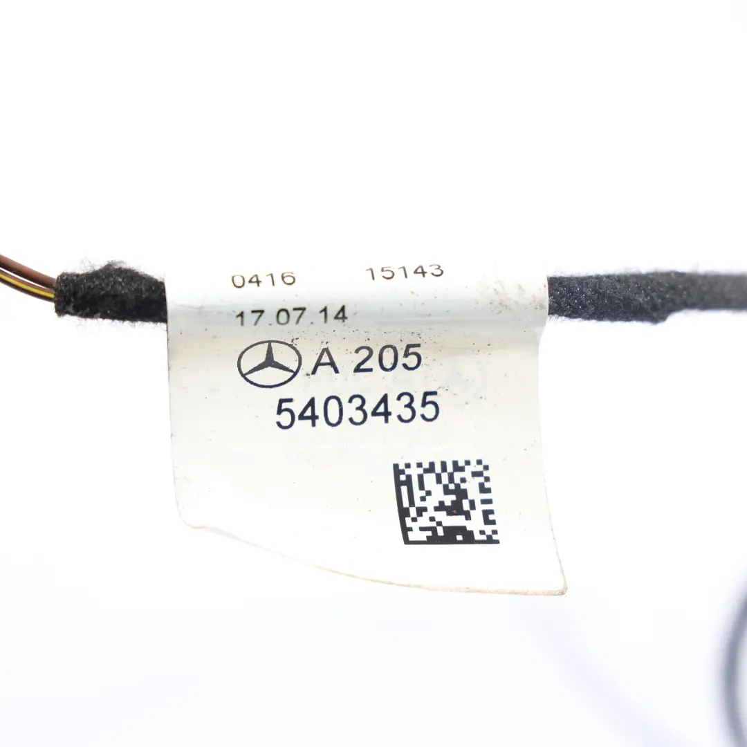 Mercedes S205 W205 Kabelbaum Fußraumbeleuchtung Vorne Rechts - SKU A2055403435 - Teilenummer A2055403435