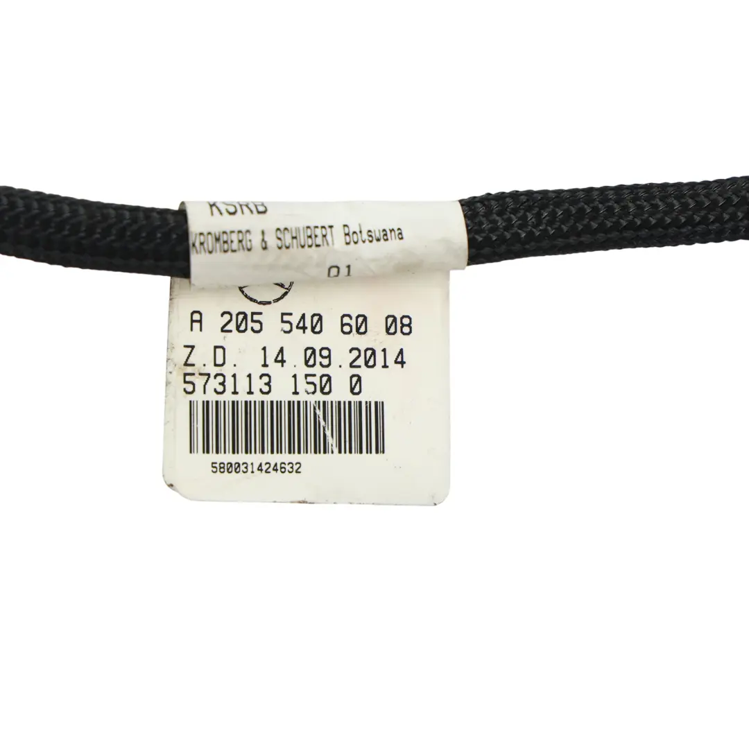 Mercedes W205 Door Wiring Loom Harness Cable Front Left Right N/O/S - SKU RHD-A2055406008 - Part number A2055406008