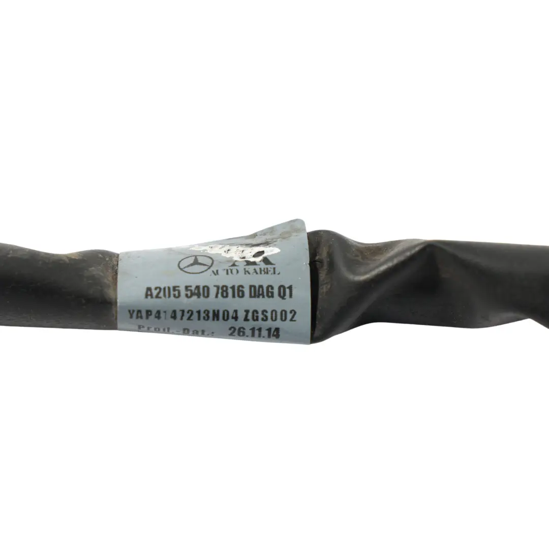 Cavo Batteria HV Negativo per Mercedes W205 2.2 Diesel con numero di parte A2055407816 Mercedes W205 2.2 Diesel Cavo Batteria HV Negativo - SKU A2055407816 - Numero di parte A2055407816