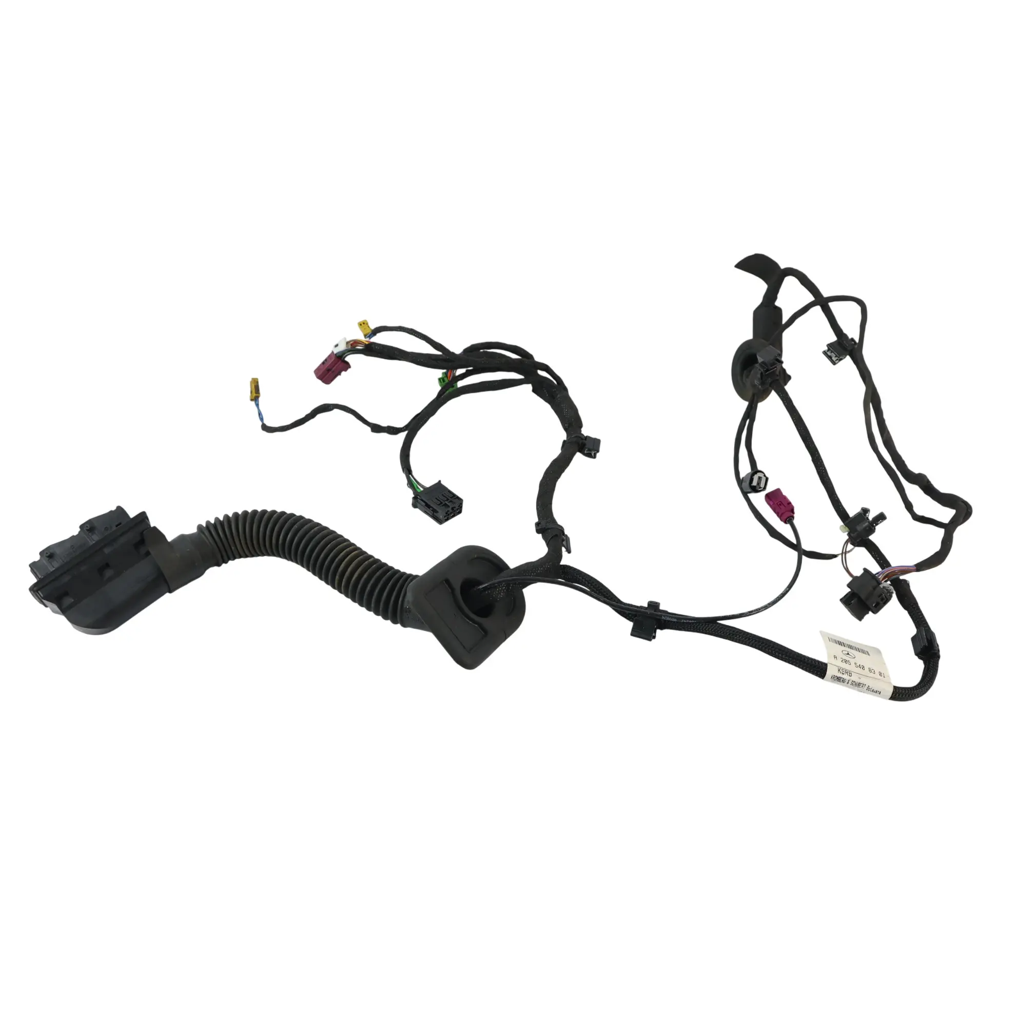 Mercedes W205 Door Wiring Harness Loom Front Right Driver's Side A2055408301