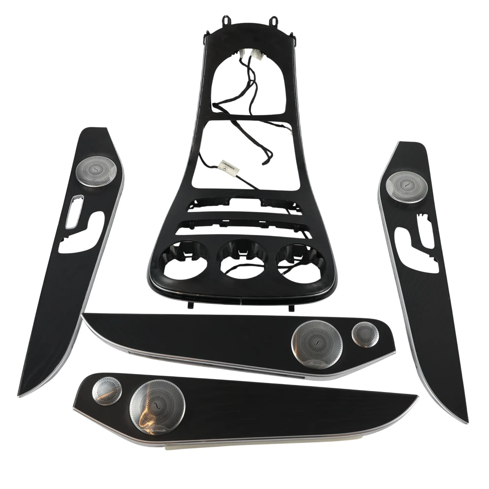 Mercedes W205 Consola Central Puerta Moldura SET KIT Roble A2056808707